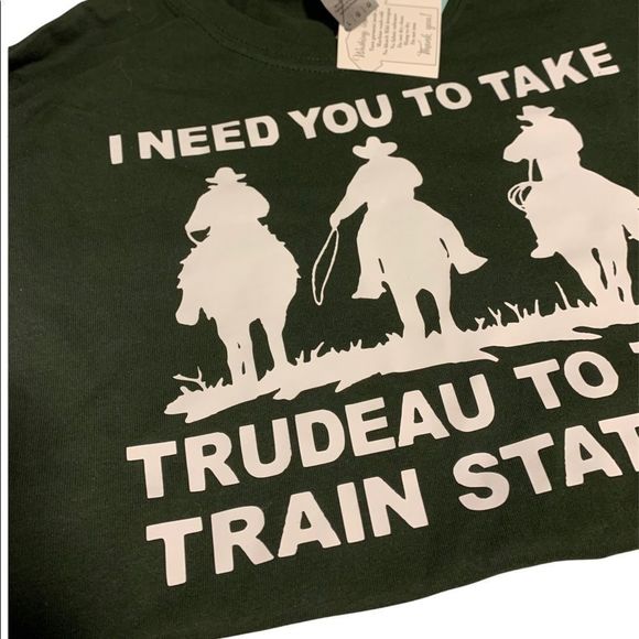 COPY - I need you to take Trudeau to the train station T-shirt - Picture 3 of 3
